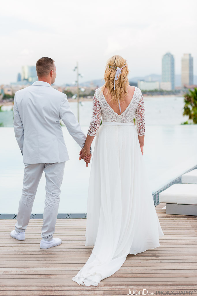 Reportaje fotográfico de la boda de Joanna & Rafal en Barcelona