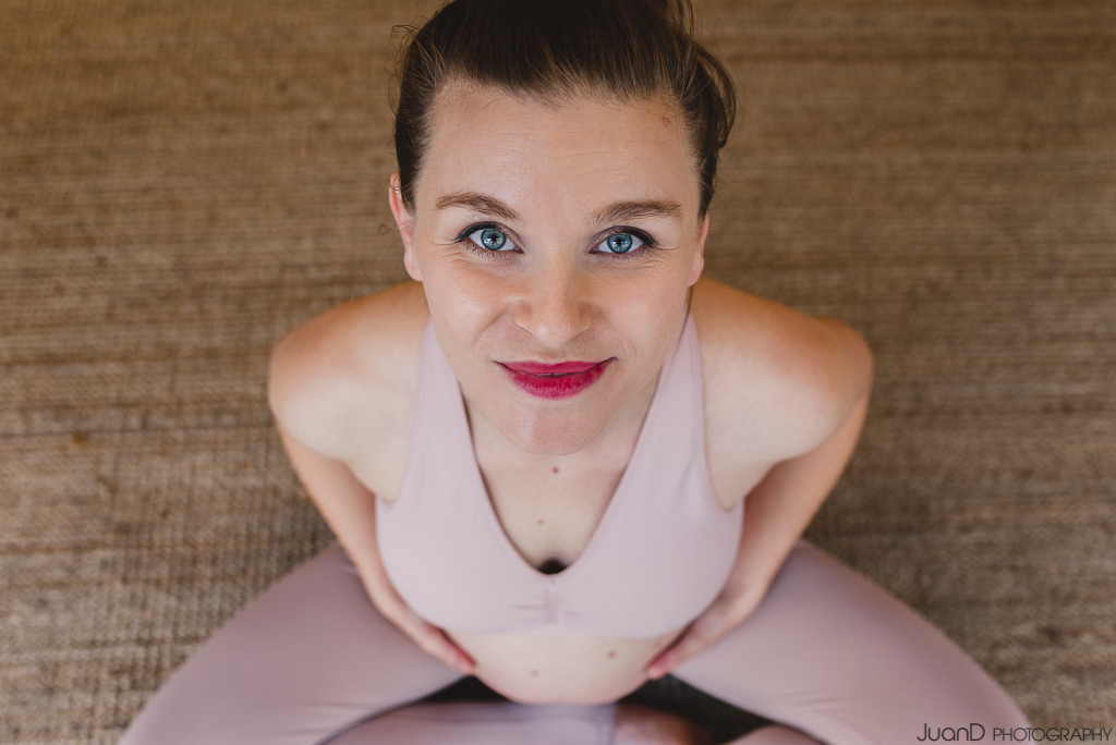 Sesión de embarazada y yoga