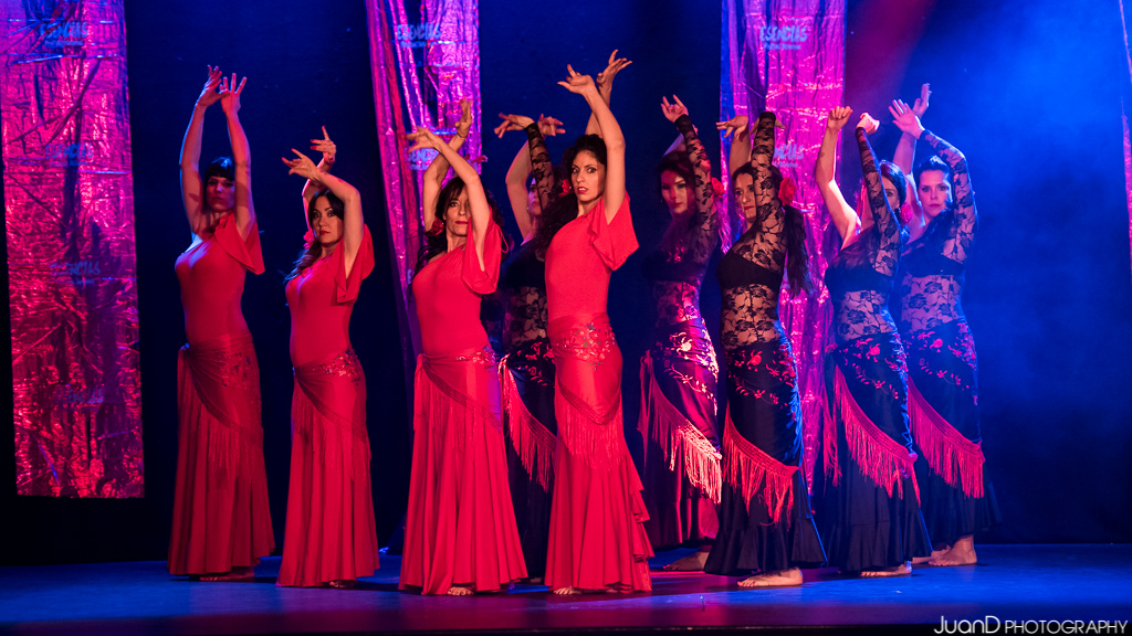 Reportaje fotográfico de espectáculo fusión flamenco-oriental