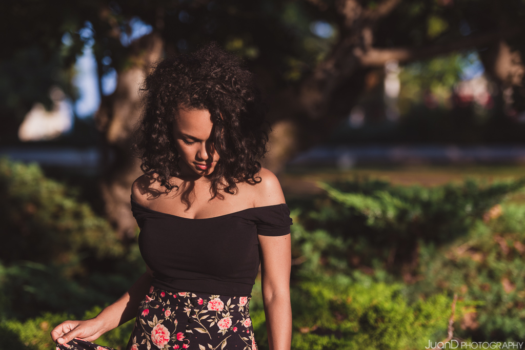 Book de fotos en jardines para modelo y pianista 