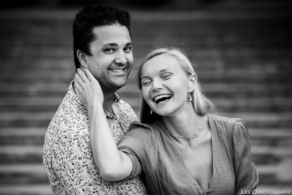Sesión en pareja en Barcelona - Parc del Laberint